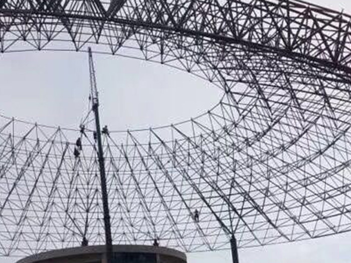 琼海篮球馆球形网架厂家价格