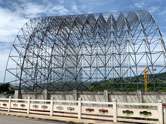 琼海山寨矿储煤棚网架